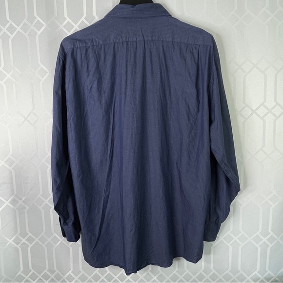 Tommy Hilfiger Men’s Blue Button Down Shirt Regular Fit Size XL 100% Cotton - Picture 4 of 11
